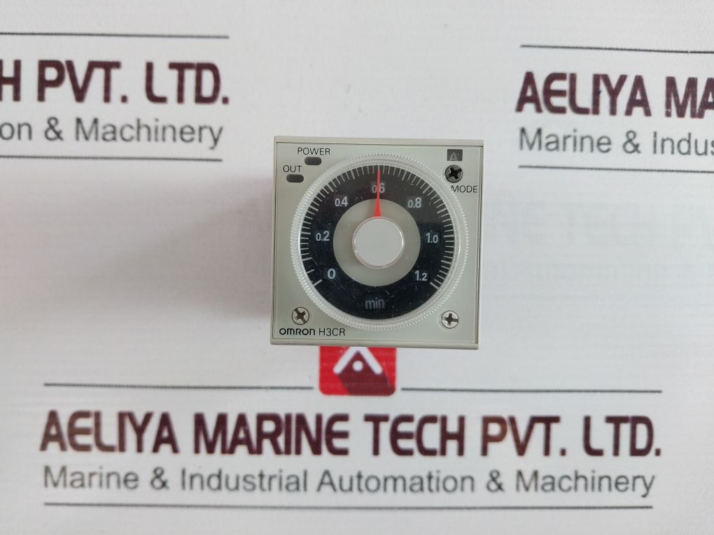 Omron H3Cr-a8 Timer 0-1.2 Min Mode: A With Base