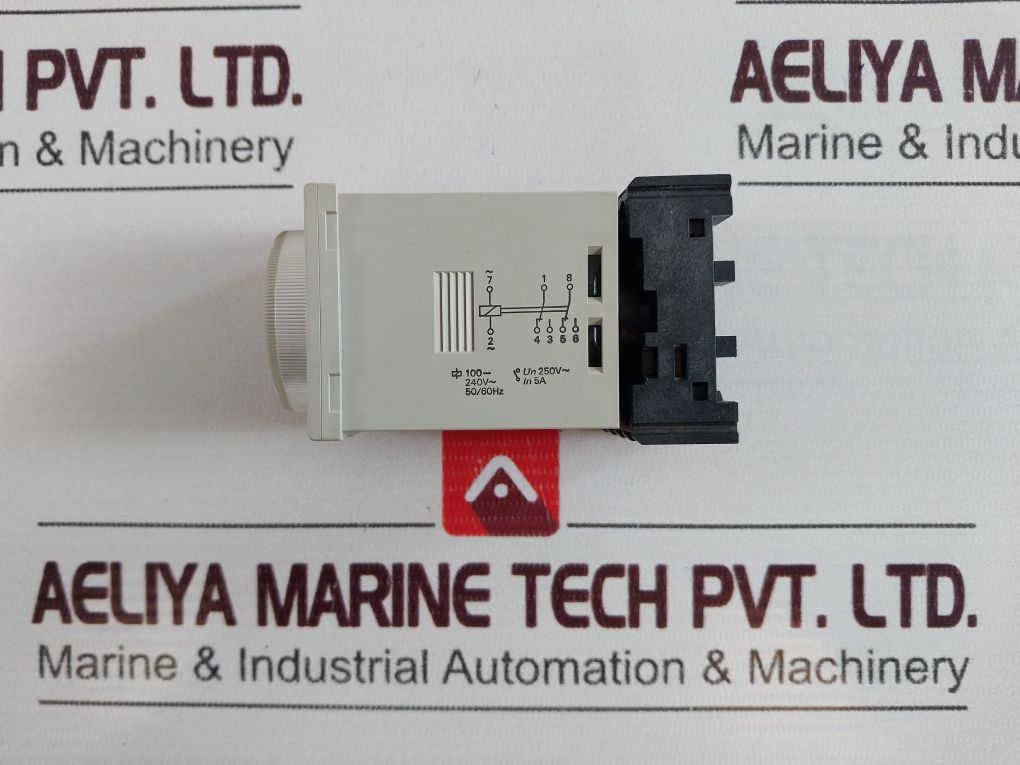 Omron H3Cr-a8 Timer 0-1.2 Min Mode: A With Base