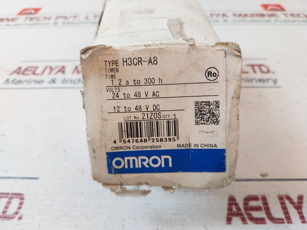 Omron H3Cr-a8 Timer 0.5S-300H/1.2S To 300 H