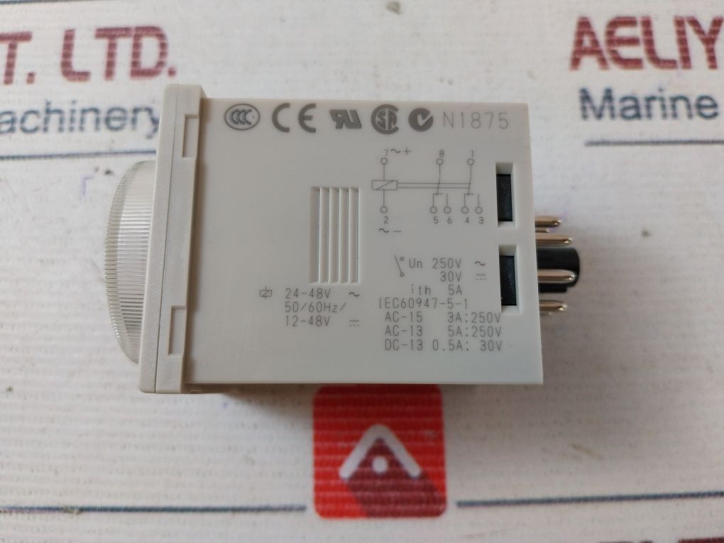 Omron H3Cr-a8 Timer 0.5S-300H/1.2S To 300 H