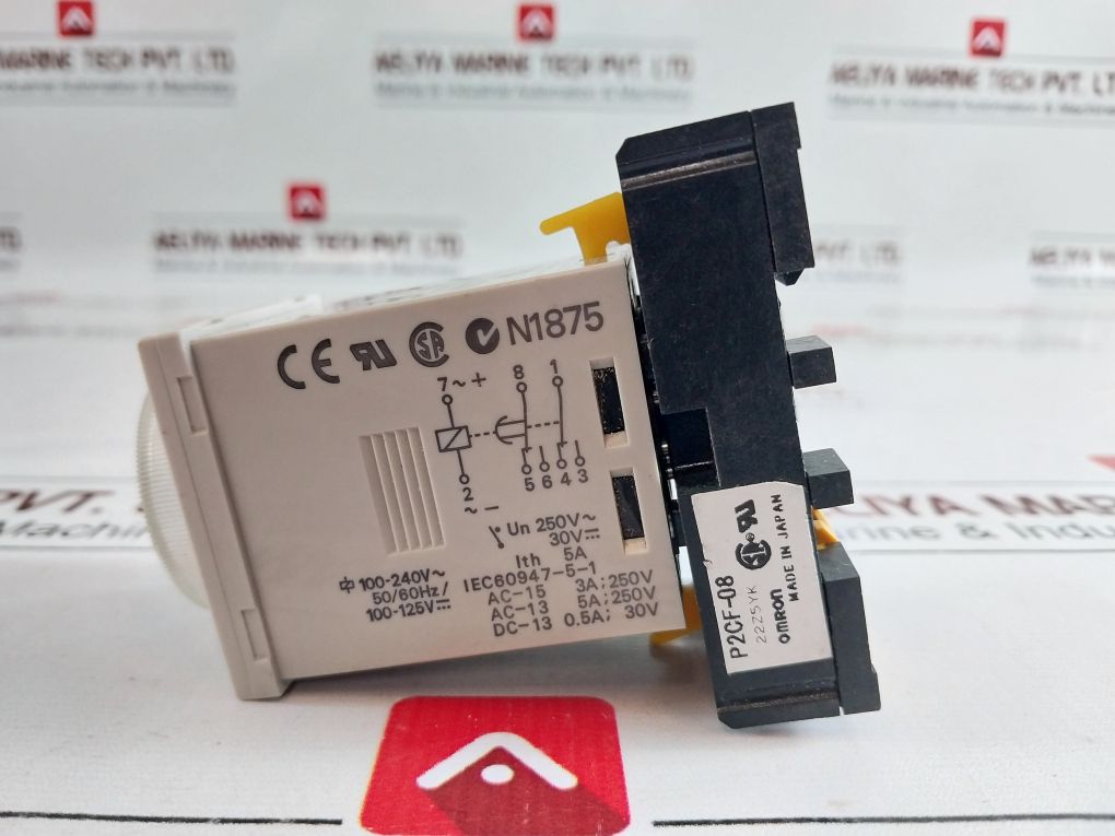 Omron H3Cr-a8E-315 Timer 0 To 1.2 Hrs