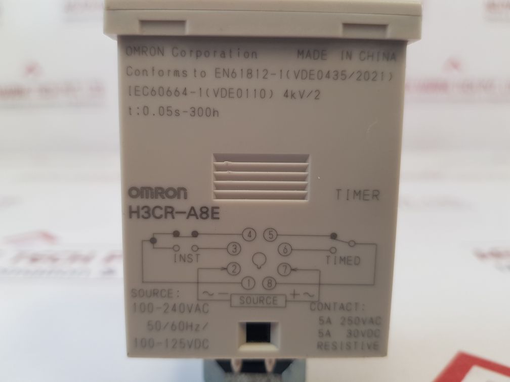 Omron H3Cr-a8E Timer 0 To 3 Min