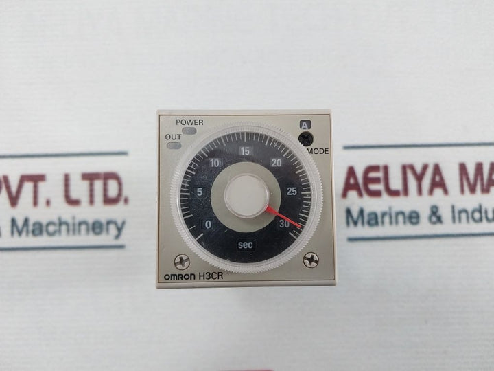 Omron H3Cr-a8E Solid State Timer 0-30 Sec 100-240Vac