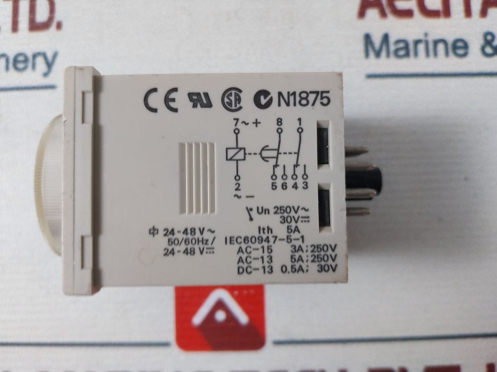 Omron H3Cr-a8E Timer 0-12 Hrs