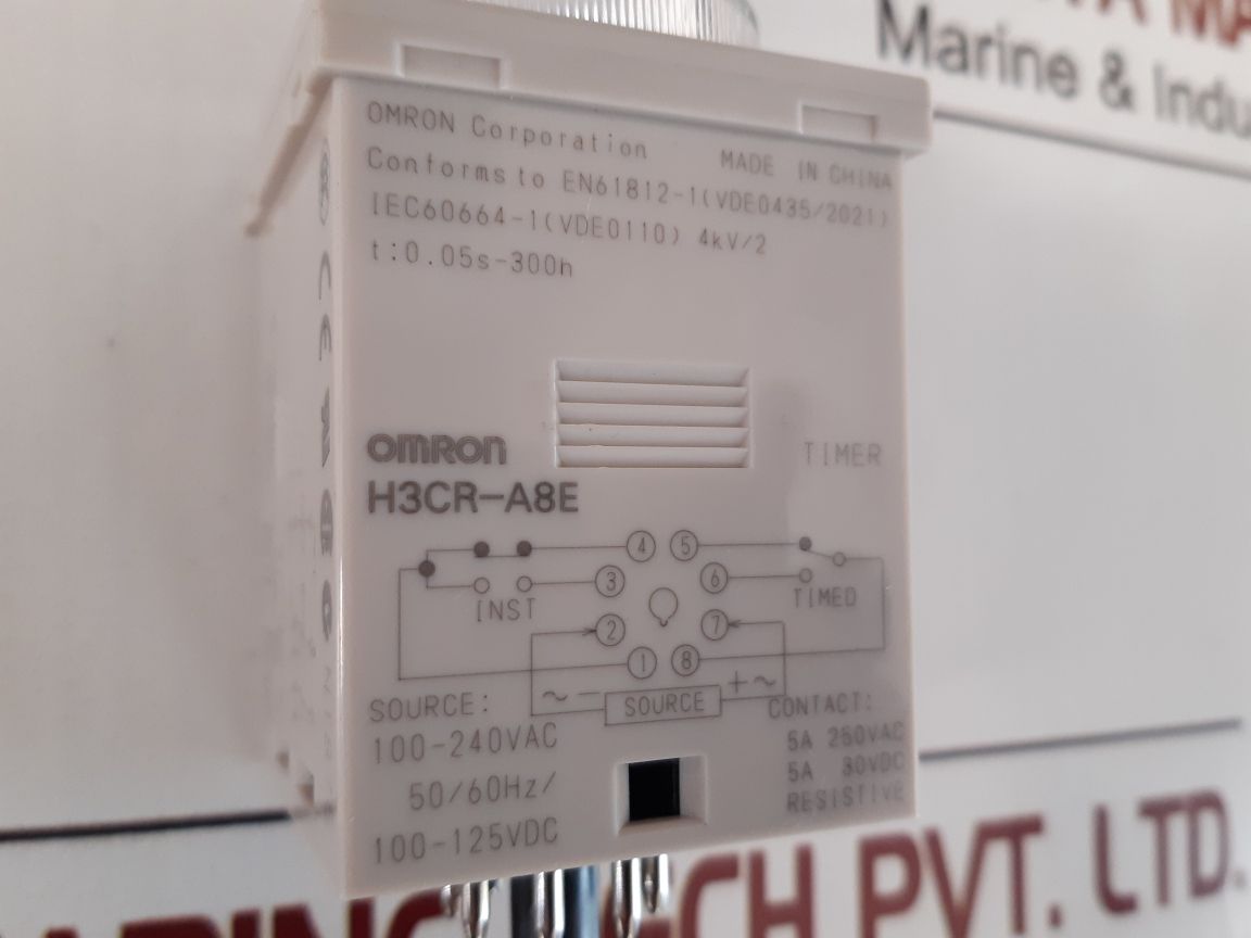 Omron H3Cr-a8E Timer T: 0.05S-300H