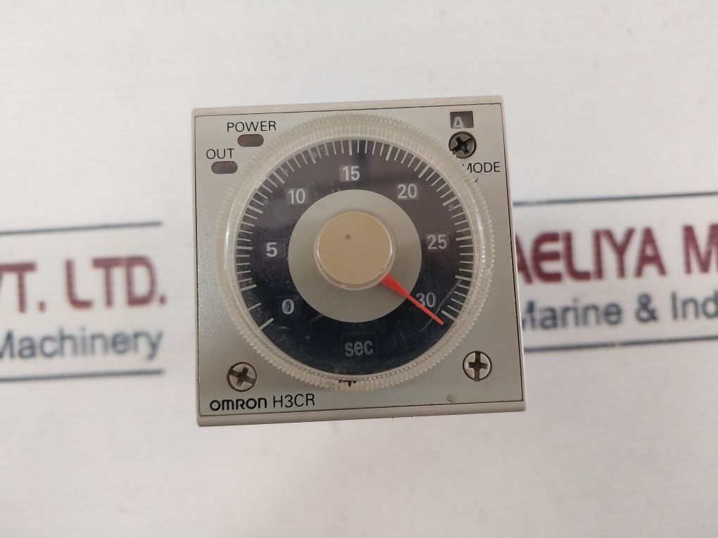 Omron H3Cr-a8El Timer 0-30 Sec 5A 250Vac