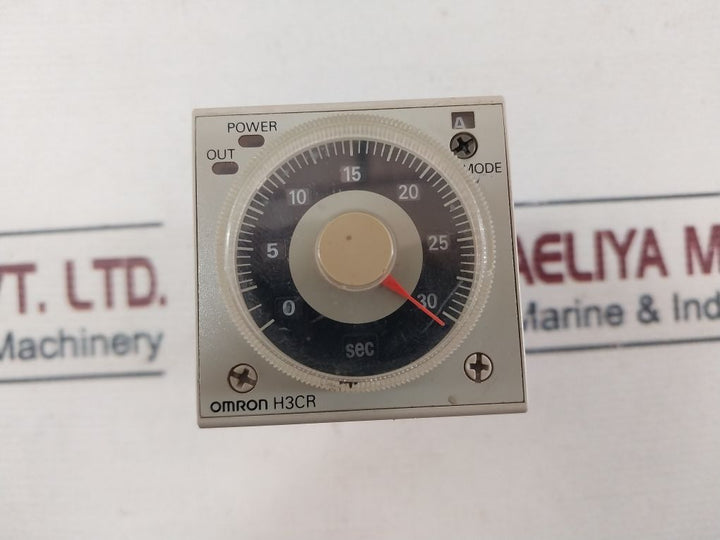 Omron H3Cr-a8El Timer 0-30 Sec 5A 250Vac