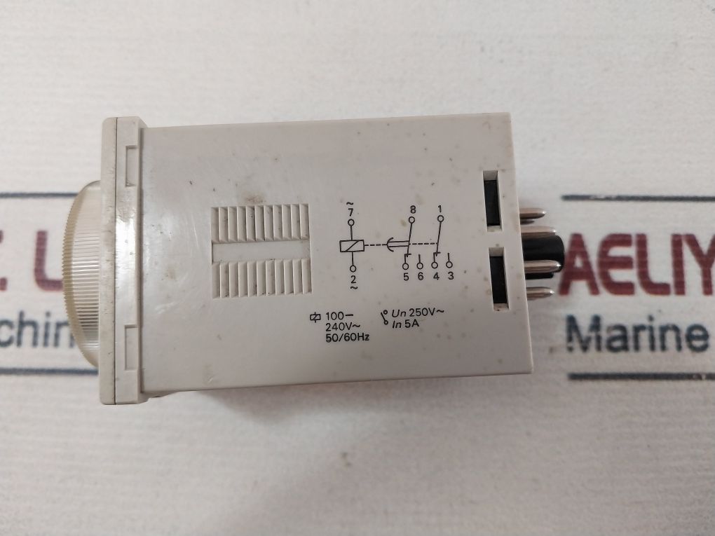 Omron H3Cr-a8El Timer 0-30 Sec 5A 250Vac