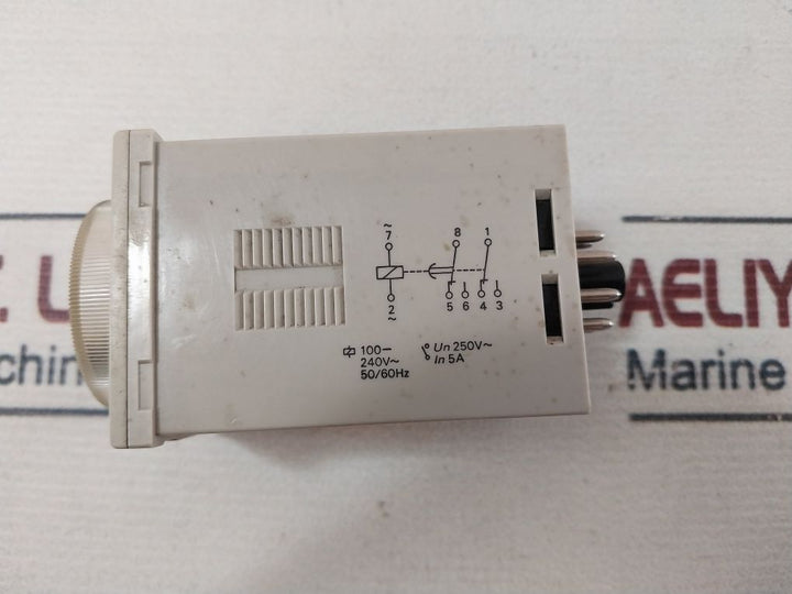 Omron H3Cr-a8El Timer 0-30 Sec 5A 250Vac