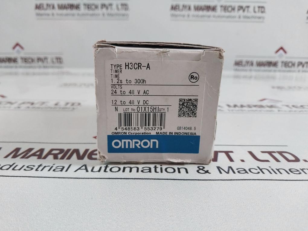 Omron H3Cr-a Solid State Timer 0 To 1.2 Min ,12-48Vdc
