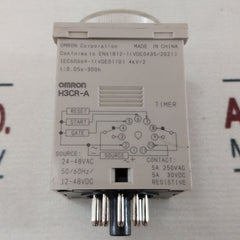 Omron H3Cr-a Solid State Multifunction Timing Relay With Base 0-12 Hrs