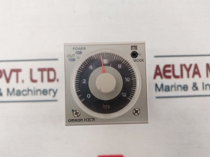 Omron H3Cr-a Solid State Multifunction Timing Relay With Base 0-12 Hrs