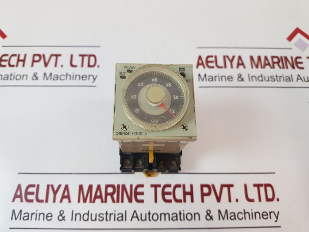 Omron H3Cr-a Timer With Base 0-1.2 Sec