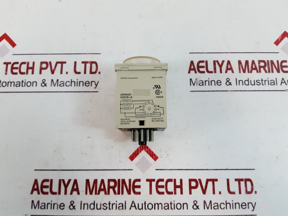 Omron H3Cr-a Timer 50/60Hz 0-12 Sec