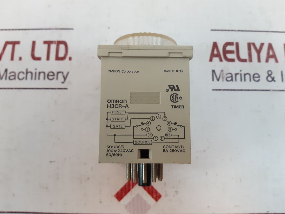 Omron H3Cr-a Timer 50/60Hz 0-12 Sec