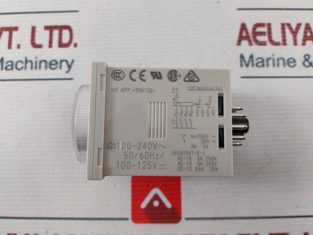 Omron H3Cr-a Timer 0-30 Sec 100-240Vac