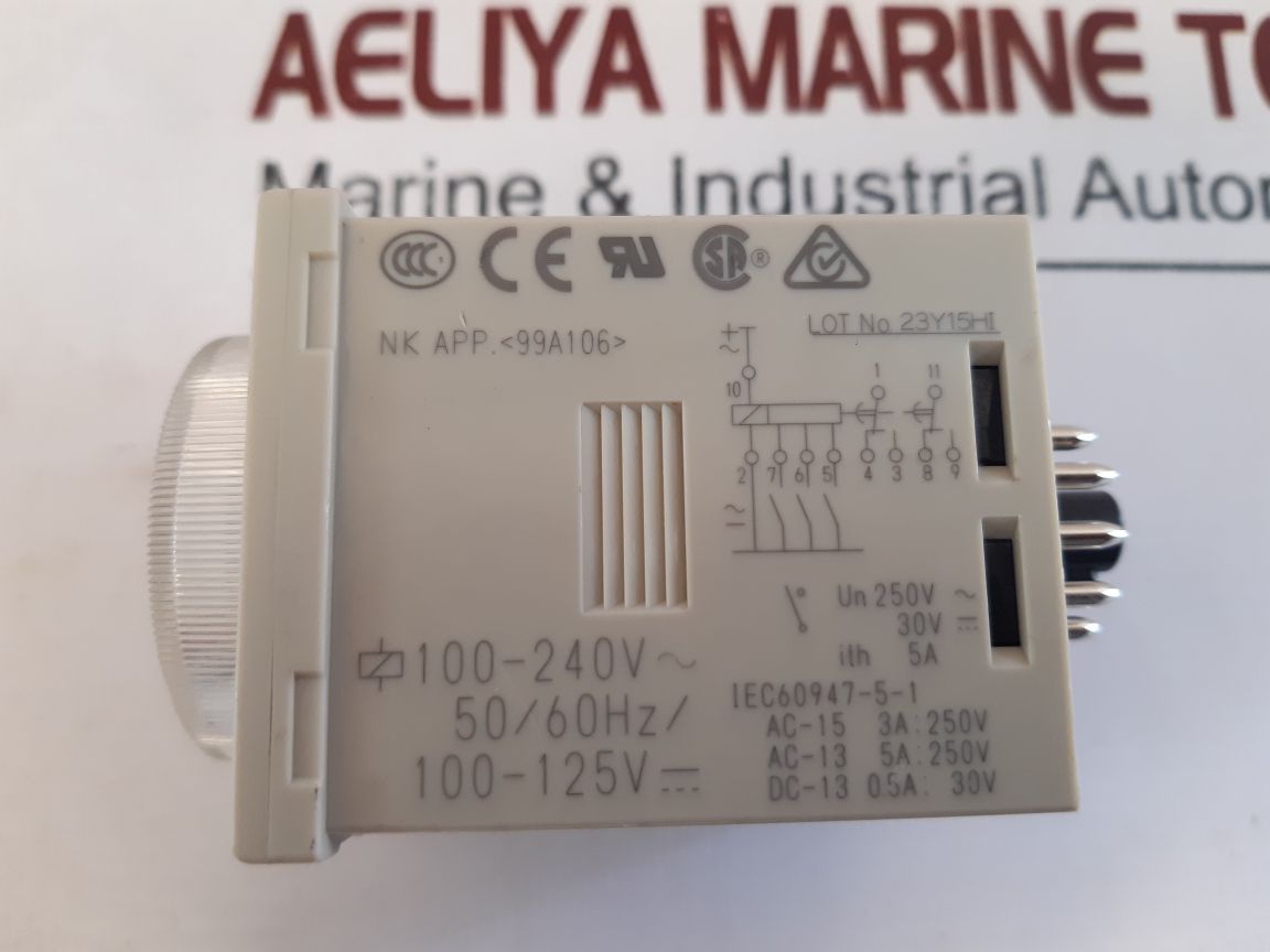 Omron H3Cr-a Timer 0.05S-300H With Base