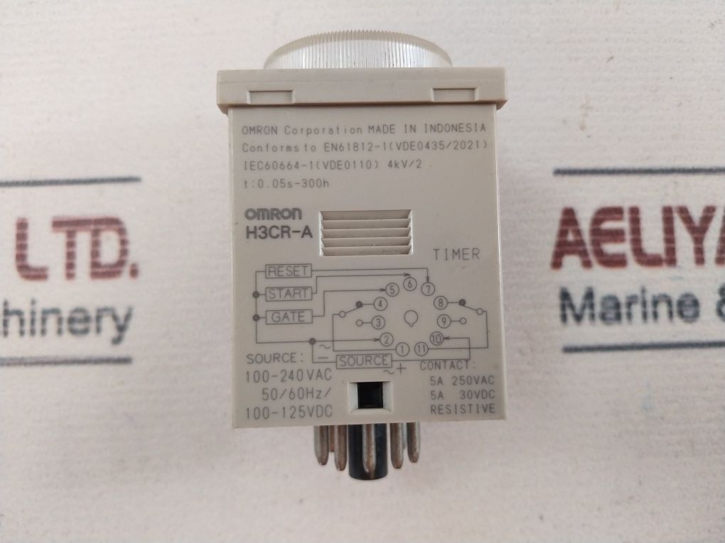 Omron H3Cr-a Timer 0.05S-300H 100-240Vac