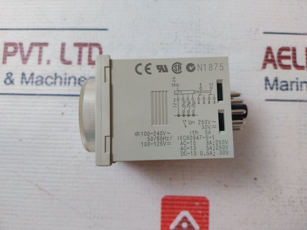 Omron H3Cr-a Timer 1.2S To 300H 100-240Vac 