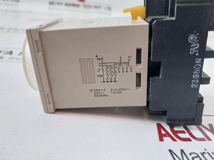 Omron H3Cr-a Timer 24Vdc/Ac 50/60Hz 5A