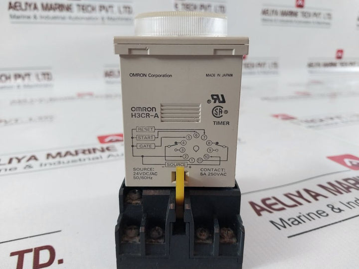 Omron H3Cr-a Timer 24Vdc/Ac 50/60Hz 5A