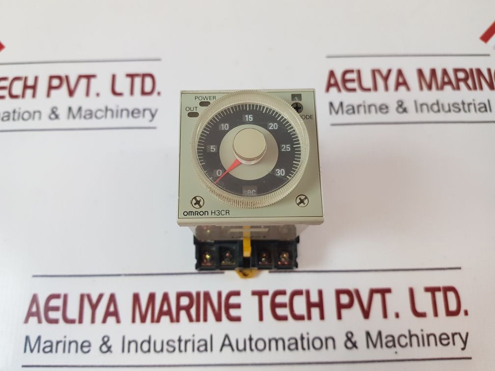 Omron H3Cr-a Timer With Base 0-30 Sec