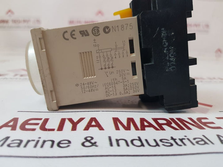 Omron H3Cr-a Timer With Base 0-30 Sec