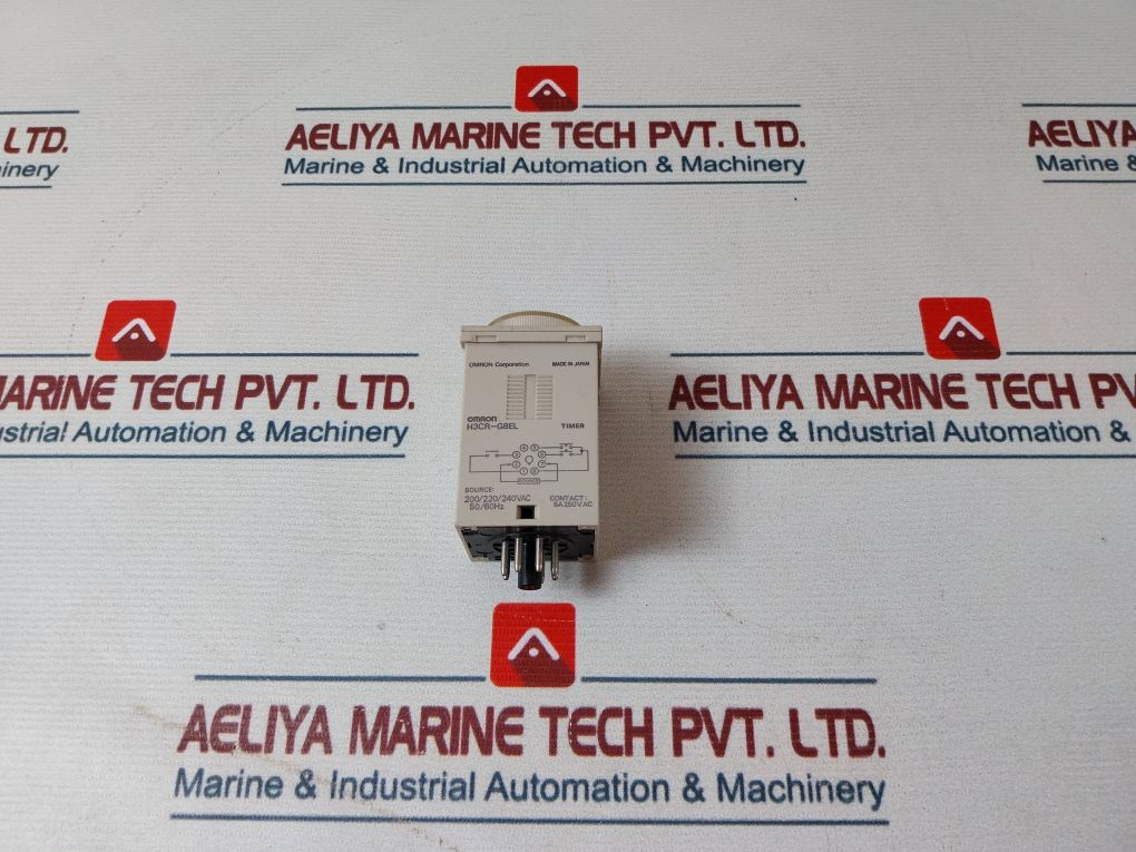 Omron H3Cr-g8El Timer Module Relay 0-60 Sec 200/220/240Vac