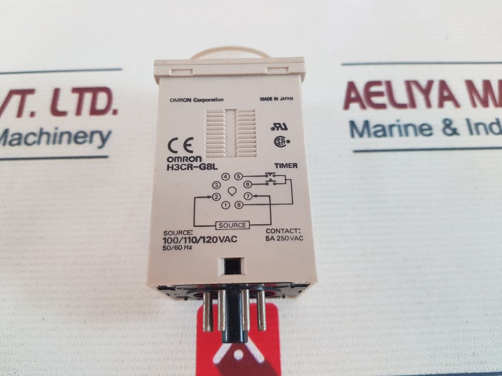 Omron H3Cr-g8L Star Delta Timer 0-12 Sec