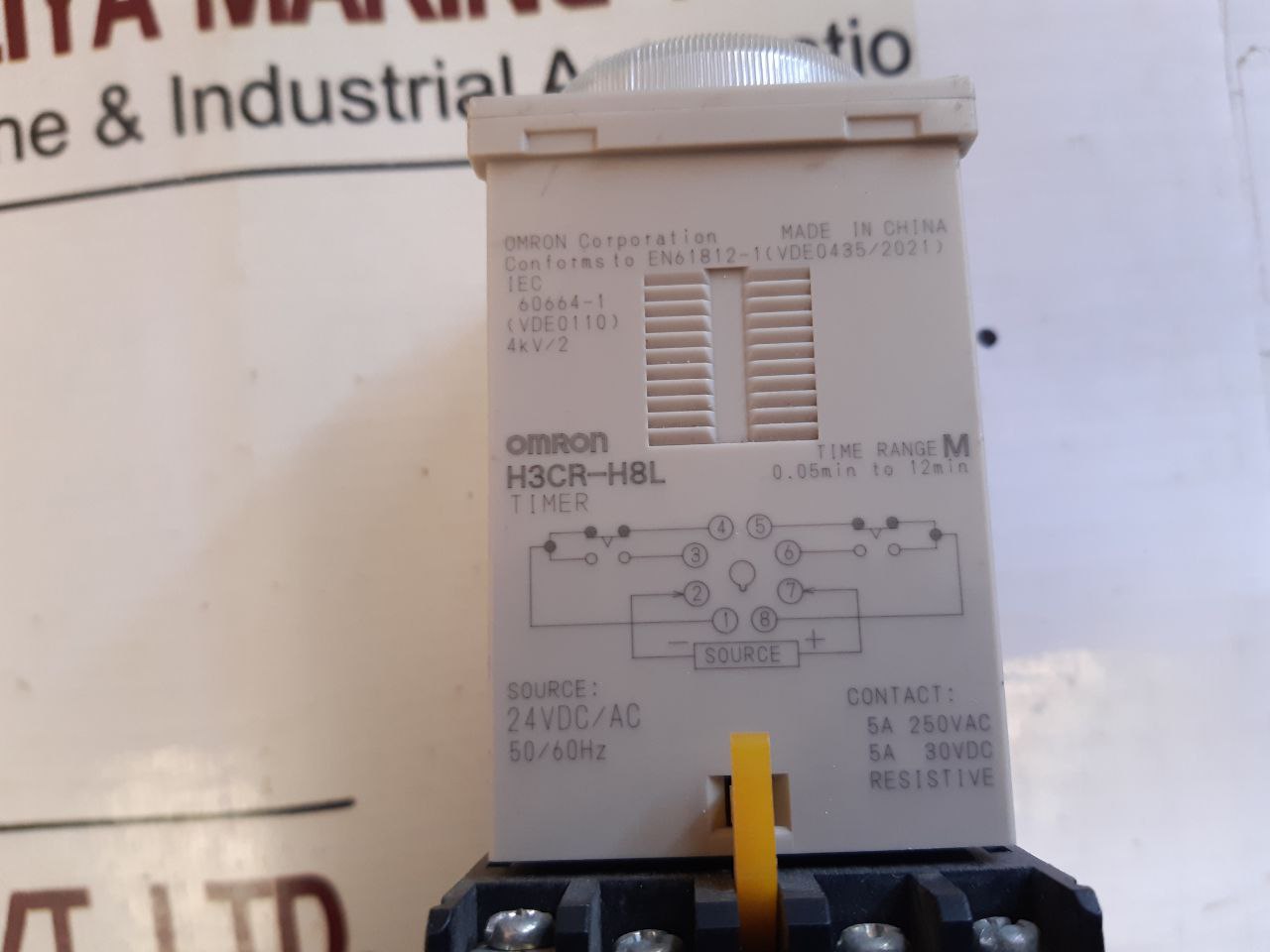 Omron H3Cr-h8L Power Off Delay Timer