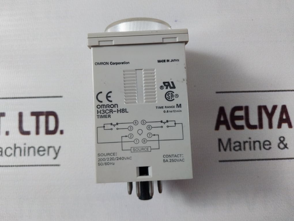 Omron H3Cr-h8L Power Off Delay Timer 0.6 To 12 Min