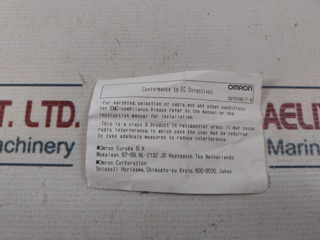 Omron H3Cr-h8L Power Off Delay Timer 0-0.6 Min