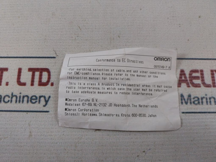 Omron H3Cr-h8L Power Off Delay Timer 0-0.6 Min