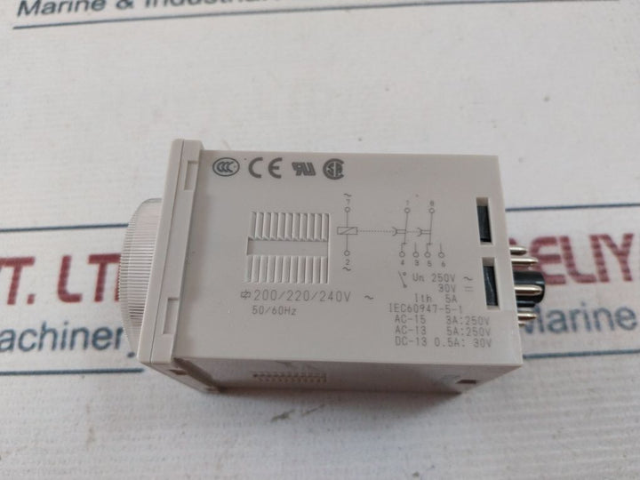 Omron H3Cr-h8L Power Off Delay Timer 0-0.6 Min