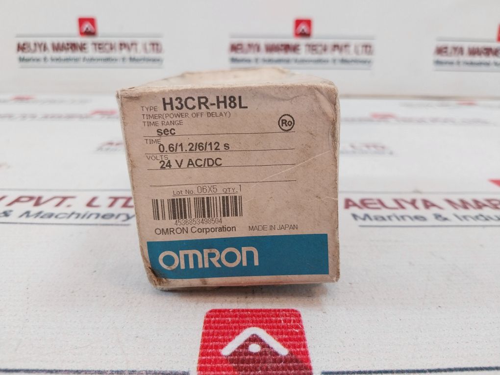 Omron H3Cr-h8L Power Off Delay Timer 0-12 Sec 5A 250V Ac