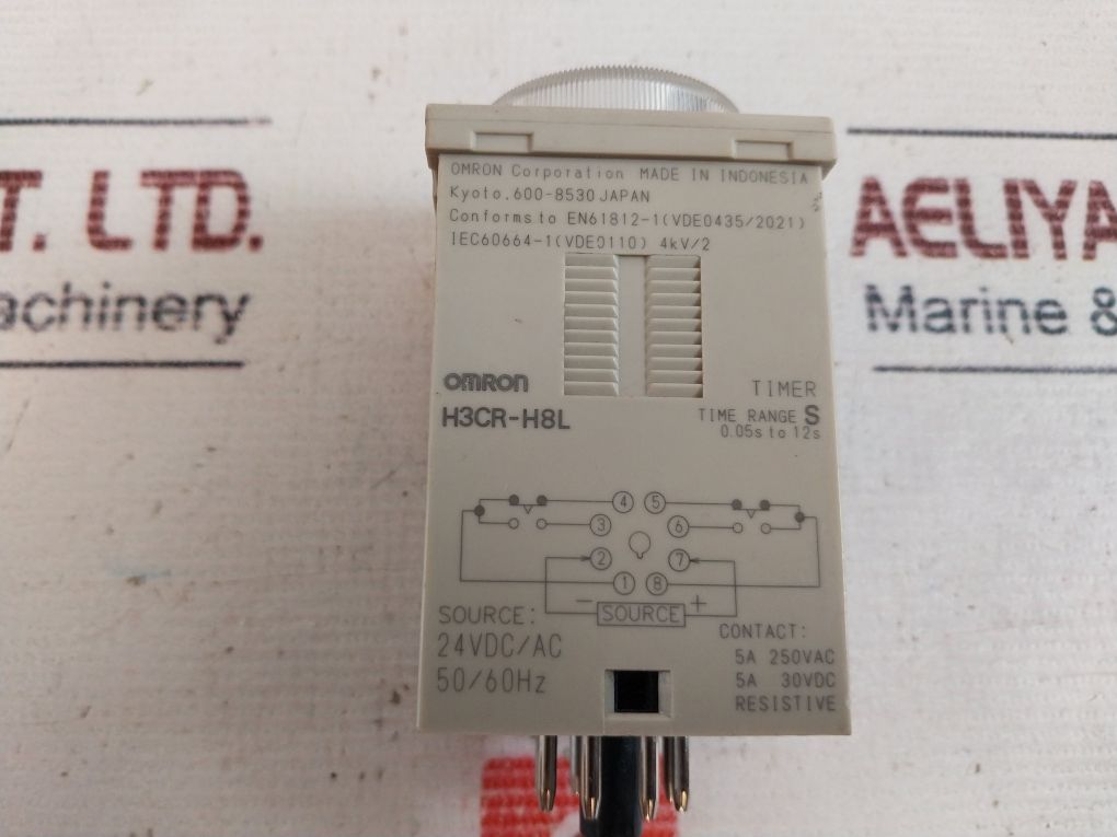 Omron H3Cr-h8L Power Off Delay Timer 0-6 Sec