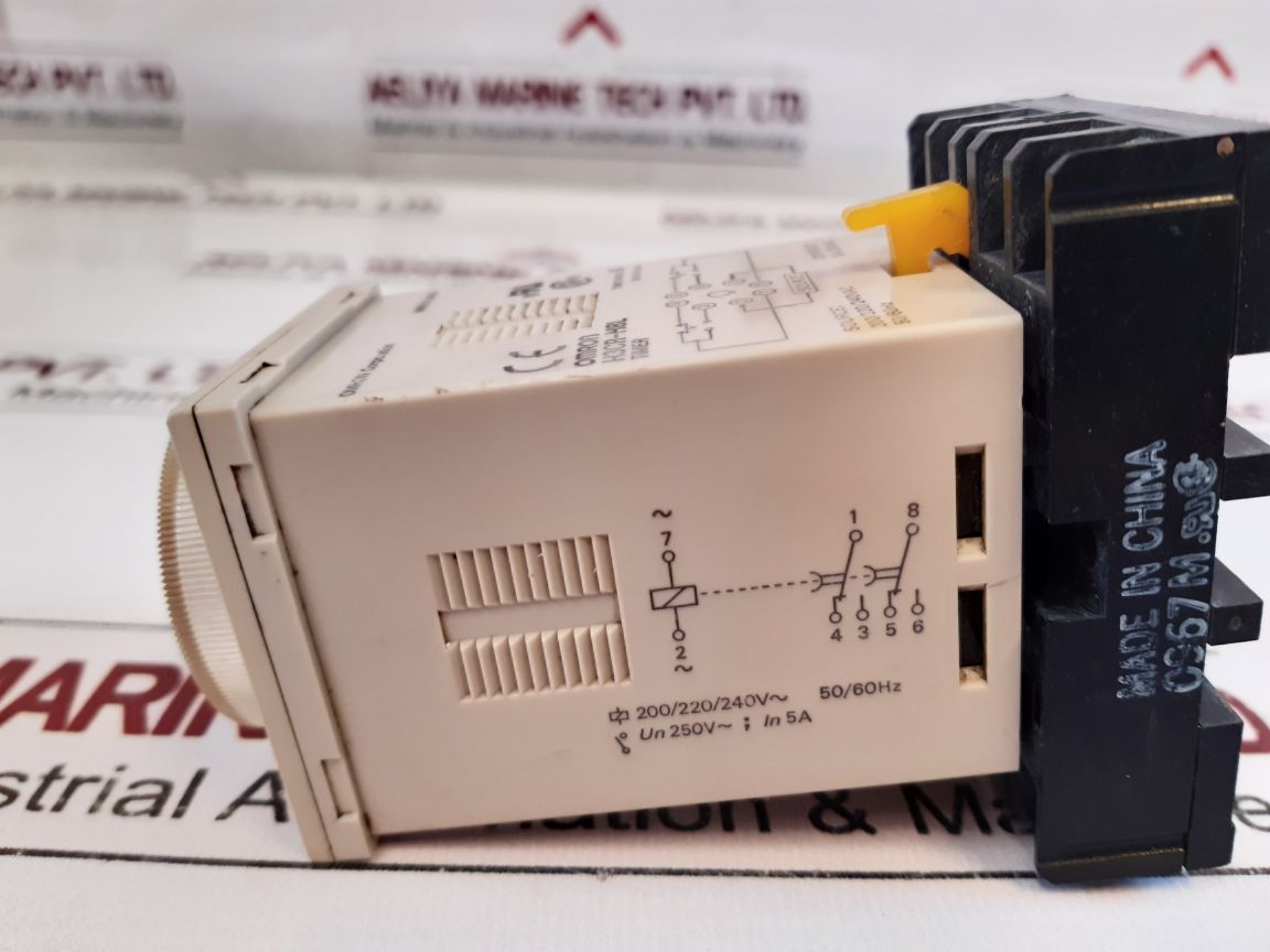 Omron H3Cr-h8L Power Off Delay Timer 200220240Vac 5060Hz