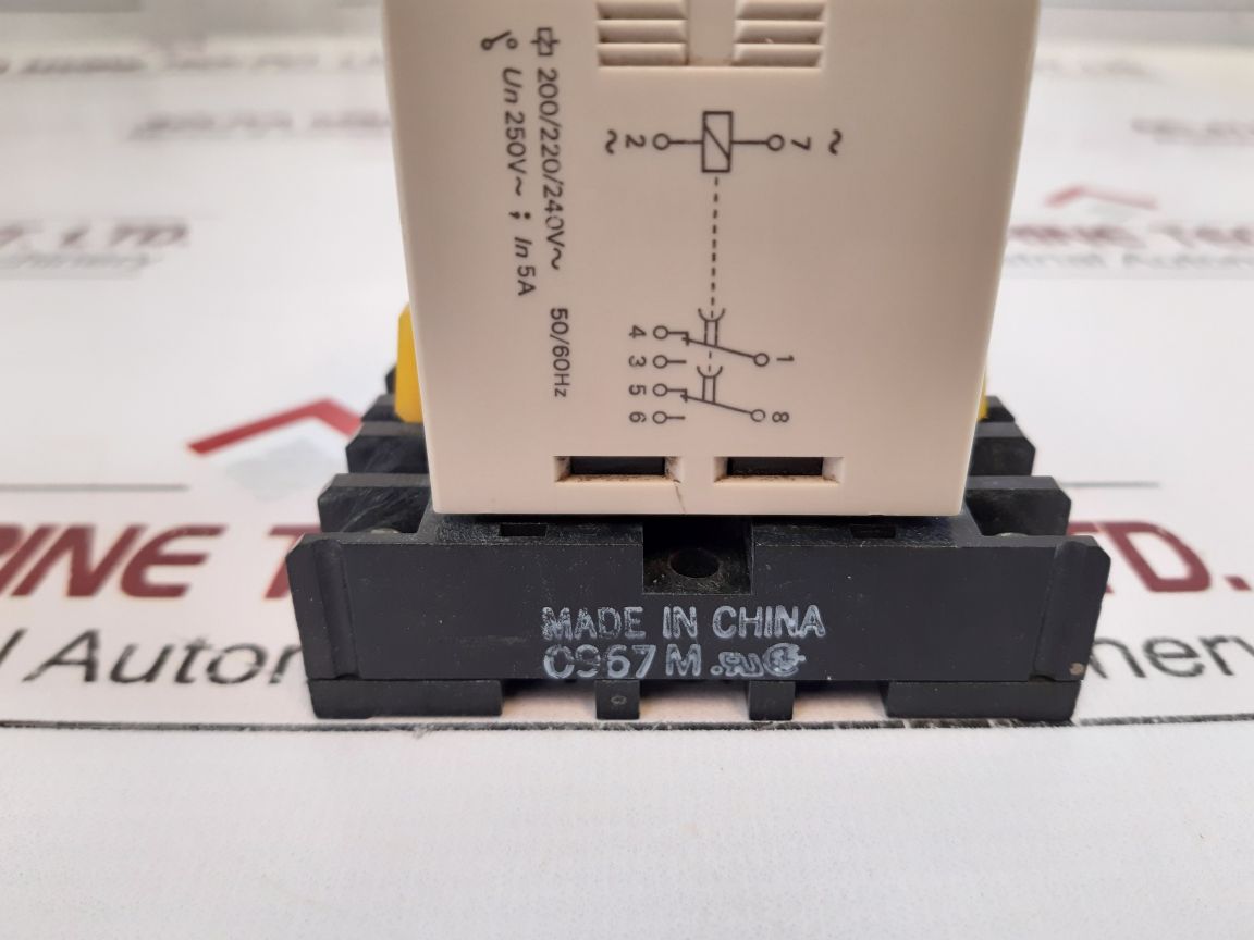 Omron H3Cr-h8L Power Off Delay Timer 200220240Vac 5060Hz