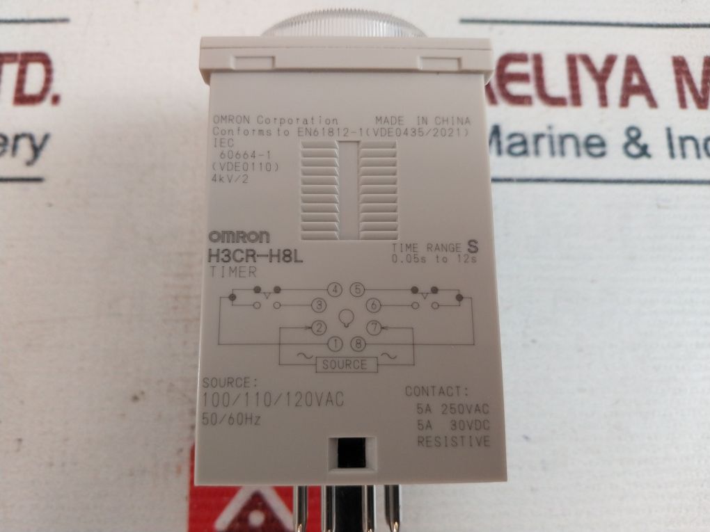 Omron H3Cr-h8L Power Off Delay Timer 50/60Hz