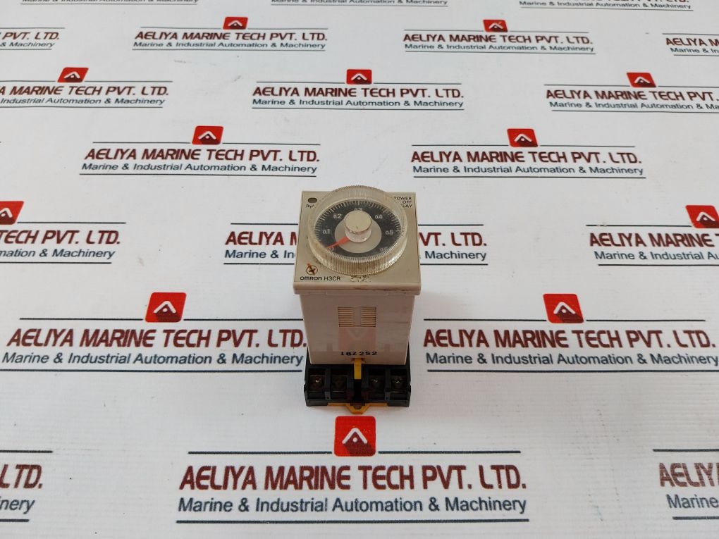 Omron H3Cr-h8L Power Off Delay Timer With Base 0-0.6 Min