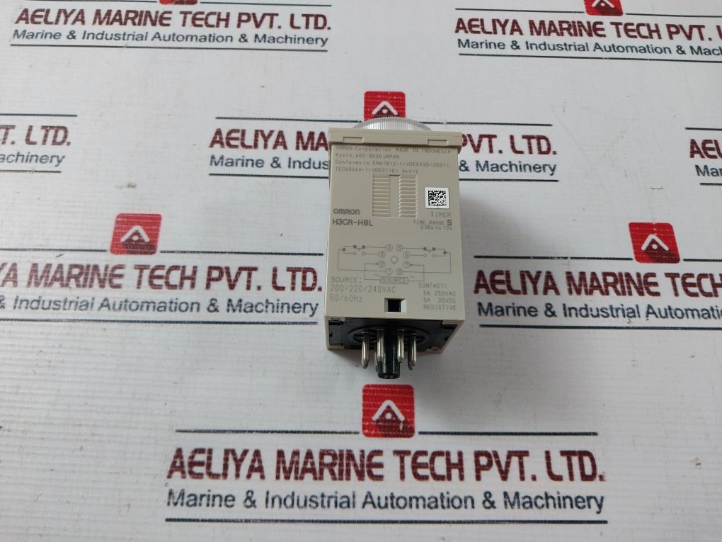 Omron H3Cr-h8L Time Relay 0-12 Sec