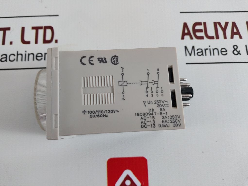 Omron H3Cr-h8L Timer 0 To 12 Min
