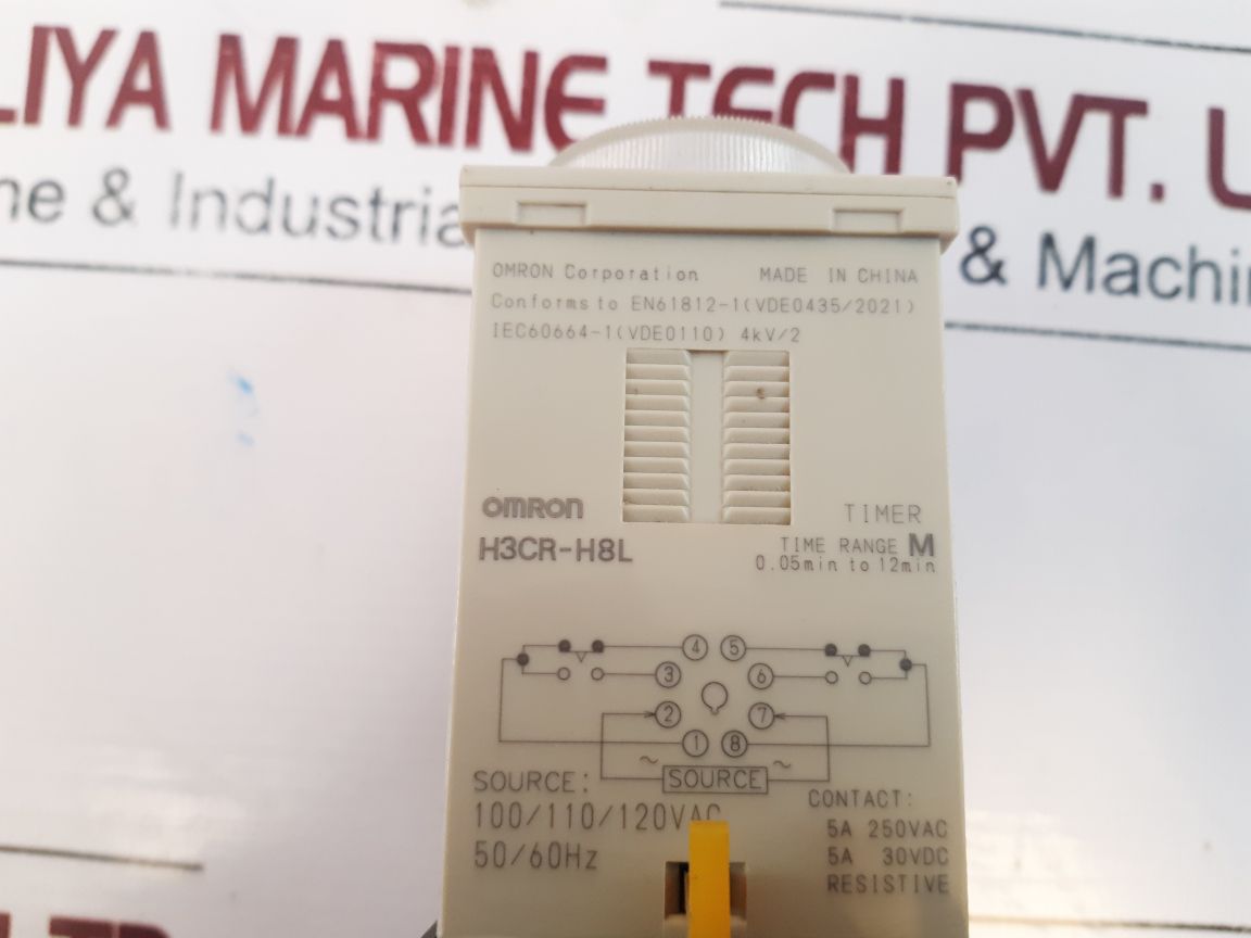 Omron H3Cr-h8L Timer Power Off Delay
