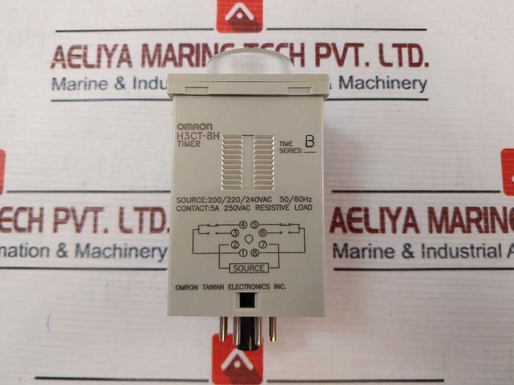 Omron H3Ct-8H Time Delay Relay 200/220/240Vac 50/60Hz