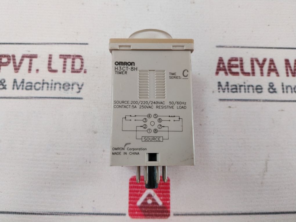Omron H3Ct-8H Timer 0 To 1.0