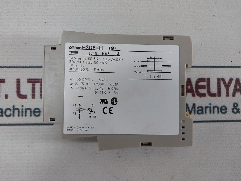 Omron H3De-h Timer 0.1 S To 12S