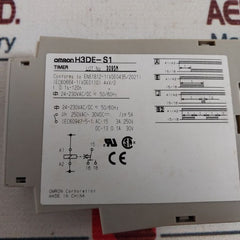 Omron H3De-s1 Timer Relay 0.1S To 120H