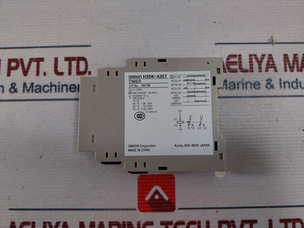 Omron H3Dk-a2Et Solid State Timer 0.1S-100H