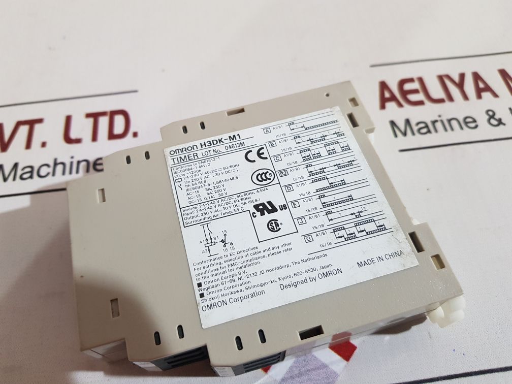 Omron H3Dk-m1 Timer Relay 0.1S-1200H