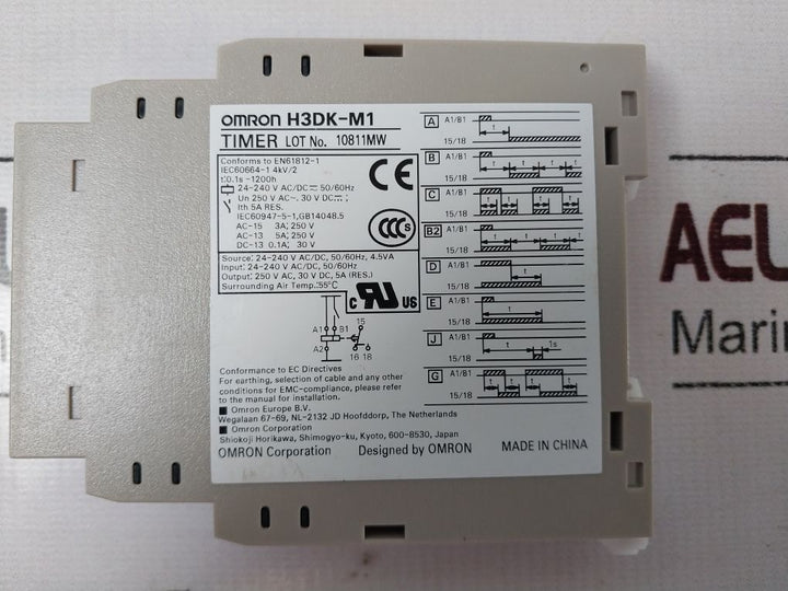 Omron H3Dk-m1 Multifunction Timer 0.1S-1200H